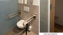 WC vom Zimmer 117-118